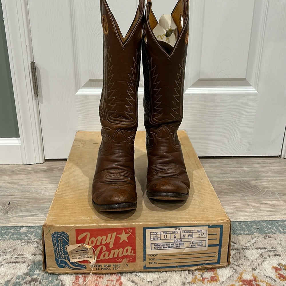 Tony Llama vintage boots